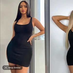 Fashion nova ‘One of the boys’ black dress